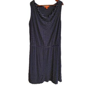 𝅺XL Joe Fresh Stretchy Lady’s Knee-Length Sundress, Great Used Condition, Navy